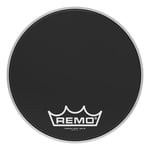Remo PM-1414-MP- Powermax Ebony Crimplock Bass Drumhead, 14"