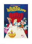 Disney Alice in Wonderland (1989) 60 x 80 cm Toile Imprimée