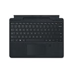 Microsoft Surface Pro 9, 8 or X - Signature Type cover with Fingerprint Reader - Black