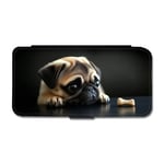 Hund Mops Samsung Galaxy A05s Flip Mobilfodral