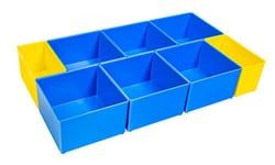 Proclick Bc3 Ct M 74, Verktygslåda, Set, Plast, Blå, Gul, Tyskland, 364 Mm, 208 Mm