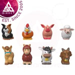 Fisher-Price Little People Farm Animal Friends Toddler Toy Pack of 8│For 1 Year+
