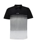 Oakley Colourblock Black Golf Polo Shirt - Mens - Size Small