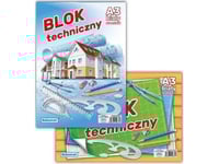 Teka Technical Block A3/10K 160G Vit (10 St)