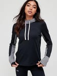 Under Armour Training Coldgear Hooded Top - Black/White