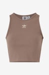 adidas Originals - Linne Ess Rib Tank - Brun