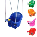 Kids Garden Swing Seat Childs Toddler Adjustable Outdoor Rope Safety Safe Chair