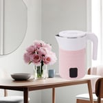 (Pink)Electric Tea Kettle 2L Water Heater 304 Stainless Steel For