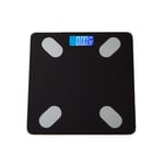 HSTD Weight Scale, Smart Bluetooth Body Fat Scale, Electronic Body Fat Scale, Human Health Scale, Sturdy Tempered Glass, LED Display