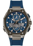 Bulova Men's Watch Chronograph Precisionist Blue/Grey Chrono 98B357