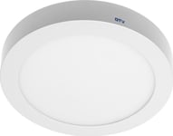 Gtv Taklampa Led-Downlight Oris Plus 19W 1520Lm 120° Ip20 3000K Utanpåliggande Vit Ld-Orn19w-Cbp