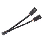 Fan Hub Splitter Adapter Cable 4P Female to Double 4P Male for Corsair RGB