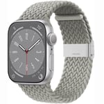 Flätat klockarmband Apple Watch 9 (45mm) - Stone
