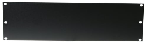 Front Panel Z-19U-shaped steel black 3U
