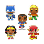 Funko Pop! Heroes: DC Holiday Gingerbread - Pack Of 5