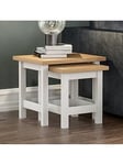 Vida Designs Arlington Nest Of Tables - White