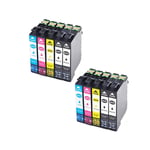 Kompatibel Epson 502 XL combo pack 10 stk bläckpatron (156,8 ml)