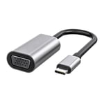 SUNNIMIX Adaptateur USB C Vers VGA Bornes 24 Broches 1080P Pour Ordinateurs Portables MacBook Air 12 Pouces