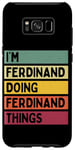 Galaxy S8+ I'm Ferdinand Doing Ferdinand Things Funny Personalized Case