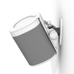 Nova Security Wall Mount for Sonos One (Gen1, Gen2) - Premium UK Design & Manufacturing Complements your Speakers, Swivel & Tilt for Perfect Alignment. (White)