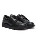 Kickers Mens Kick Lo Core Shoes - Black Rubber - Size UK 8