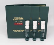 3x Jean Paul Gaultier "LE BEAU" Le Parfum INTENSE (3x 1.5 ml Sample Spray) EDP