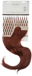 Balmain Micro Ring Extensions de cheveux humains 50 pièces 40 cm 5Rm Acajou clair Rouge Marron 240 g