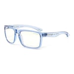 GUNNAR Optiks Intercept Blue Light Filter Glasses, Blue Crystal, Clear