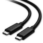 Taille noire 1.5m 5A USB C vers USB Type C câble QC 3.0 câble de charge rapide pour Samsung Xiaomi Huawei tél