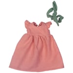 Micki Rubens Barn Summer Kjole For Dukke Rosa | Rosa | 3-6