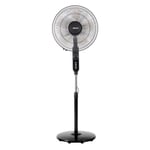 Geepas 16’’ Pedestal Fan 60W Powerful Electric Free Standing Cooling Fan 5 Blade