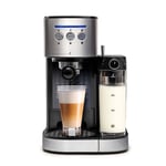 BluMill Kaffemaskine - Stempelmaskine - Espressomaskine med Automatisk Mælkeskummer
