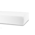 Formsydda lakan 70x160 cm - Vitt - 100% bomull jersey - Formsydda lakan till barnmadrass