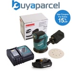 Makita DBO180Z 18v LXT 125mm Cordless Random Orbital Sander Polisher - 2Ah Kit
