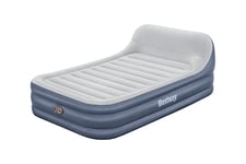 Bestway Air Bed - Premium Queen Sized TriTech AirBed Complete with SleekFlow Headboard and Built-in Pump