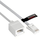 ADSL RJ11 High-Speed Internet Cable 10m, White - Modem, Router