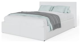 GFW End Lift Double Ottoman Bed Frame - White