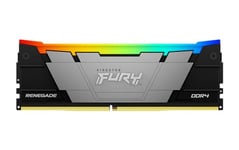 Kingston FURY Renegade RGB 16GB 3600MT/s DDR4 CL16 DIMM 1Gx8 Desktop Gaming Memory - KF436C16RB12A/16
