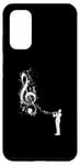 Coque pour Galaxy S20 Clarinette Instrument Player Note de Musique Clarinettiste