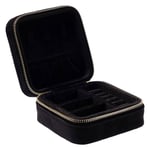 DARK Velvet Jewellery Box Mini Black