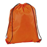 BigBuy Outdoor Drawstring Backpack 144394 S1405182, Adult Unisex, Fluorescent Orange, Single