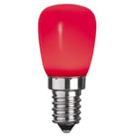 Päronlampa LED 0,8W E14 Röd