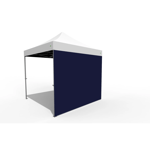 O.B. WIIK Vegg, tett - mørk blå for 3 x 3m pop-up telt (1 side)