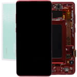 AMOLED Prism Service Pack For Samsung Galaxy S10 Plus Replacement Assembly Red
