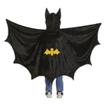Udklædning, Batman kappe - Str. 5-6 år