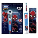 Oral-B Pro Kids Spiderman Electric Toothbrush for Children 3+ with Travel Case