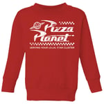 Toy Story x Pizza Planet Crew Kids' Sweatshirt - Red - 5-6 Years