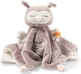 Steiff Soft Cuddly Friends Ollie Owl Comforter, Rose Brown/Cream, 26 cm