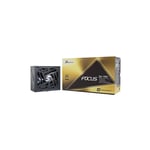 Focus GX-750 atx 3.0, alimentation, ATX12V 3.0, 80 Plus Gold, 750 Watt, modulaire, connecteur PCIe 5.0 - 12VHPWR, noir (FOCUS-GX-750-ATX30) - Seasonic