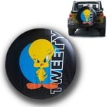 Qiandeng Étanche Roue Protecteurs de Rechange antipoussière Cover Pneu Couverture for Jeep, remorque, RV, SUV, Camion Wheel Fit Roue entière (Color : B, Taille : 15inch(70to74cm))